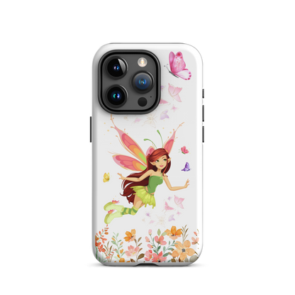 Tough case for iPhone 14, 15, Plus, Pro, Pro Max | Fairy Themed