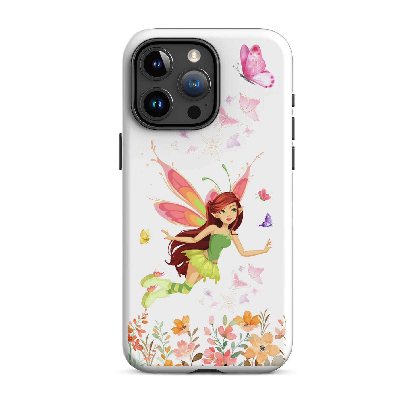 Tough case for iPhone 14, 15, 16, Plus, Pro, Pro Max | Fairy Themed