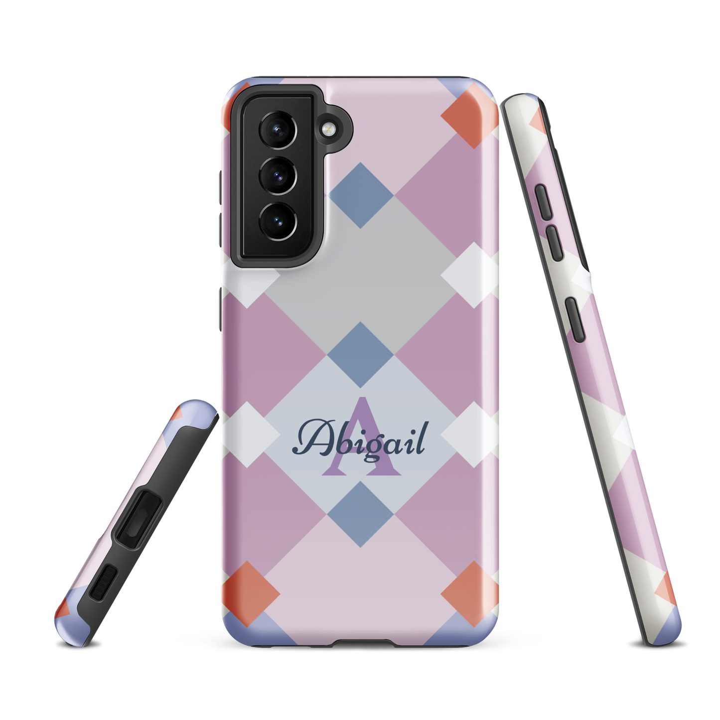 Tough case for Samsung® Galaxy Variations | Personalized Geometric Shaped