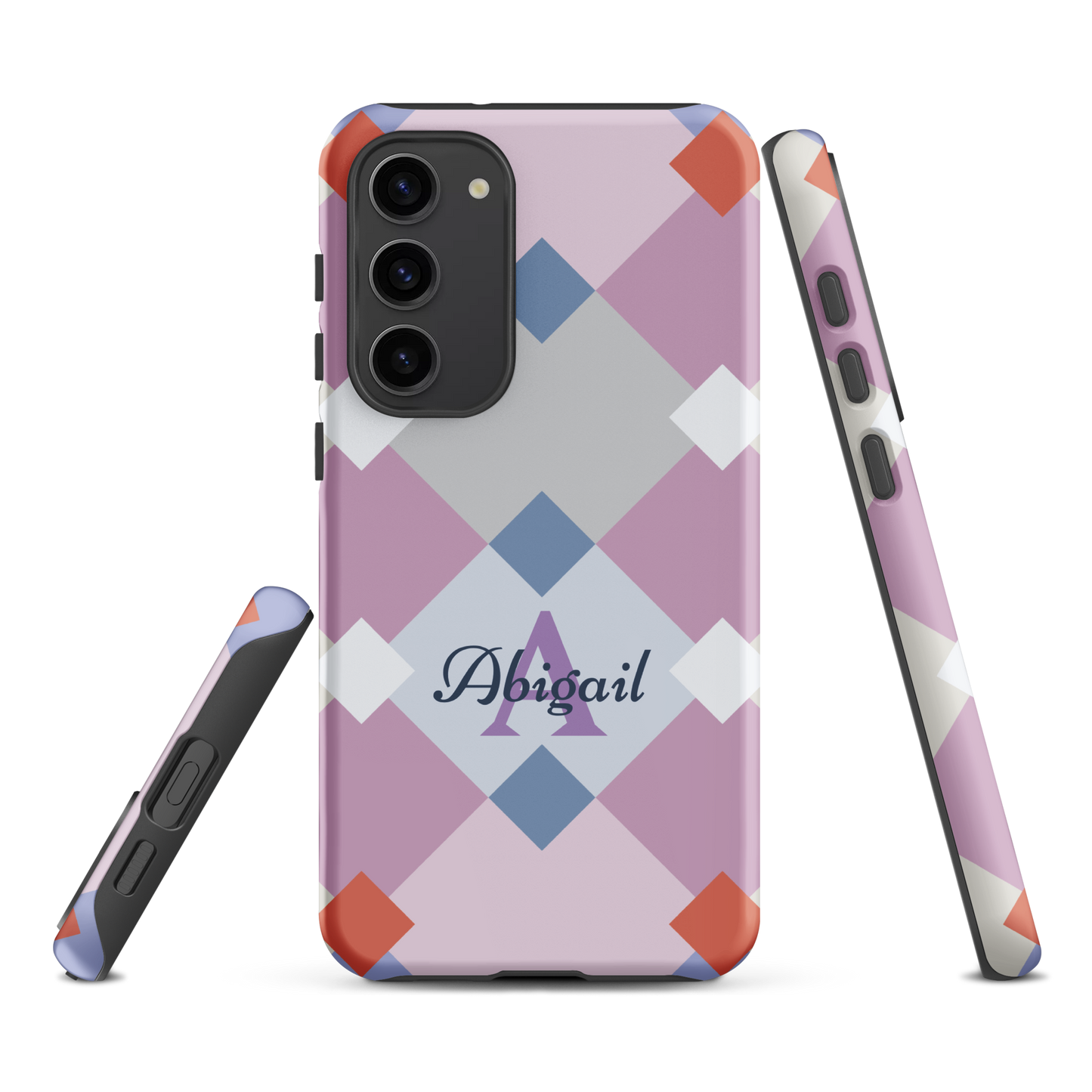 Tough case for Samsung® Galaxy Variations | Personalized Geometric Shaped
