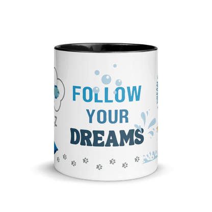 Accent Coffee Mug 11oz | Dream Big, Follow Your Dreams, A Dream Comes True