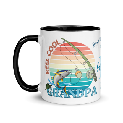 Personalized Coffee Mug 11oz | Reel Cool Grandpa Best Grandpa Ever