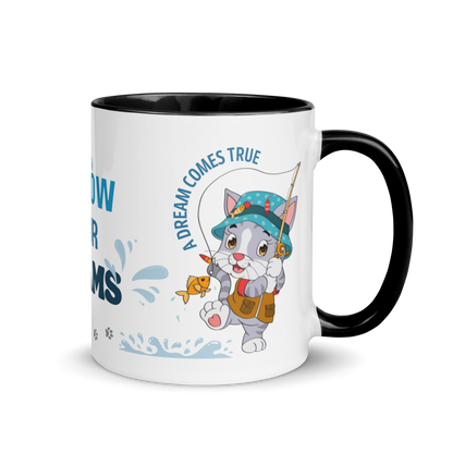 Accent Coffee Mug 11oz | Dream Big, Follow Your Dreams, A Dream Comes True