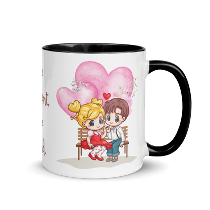 Accent Coffee Mug 11oz | Love is Patient Love is Kind | Love Themed