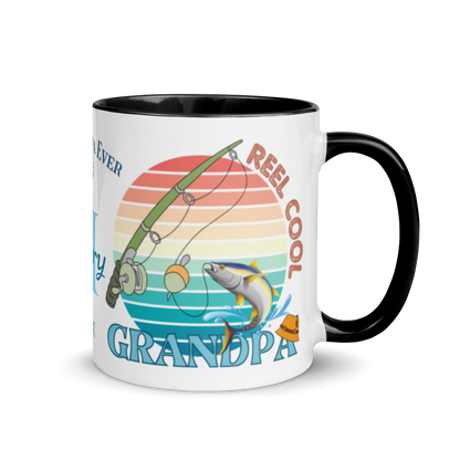 Personalized Coffee Mug 11oz | Reel Cool Grandpa Best Grandpa Ever