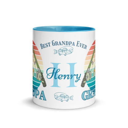 Personalized Coffee Mug 11oz | Reel Cool Grandpa Best Grandpa Ever