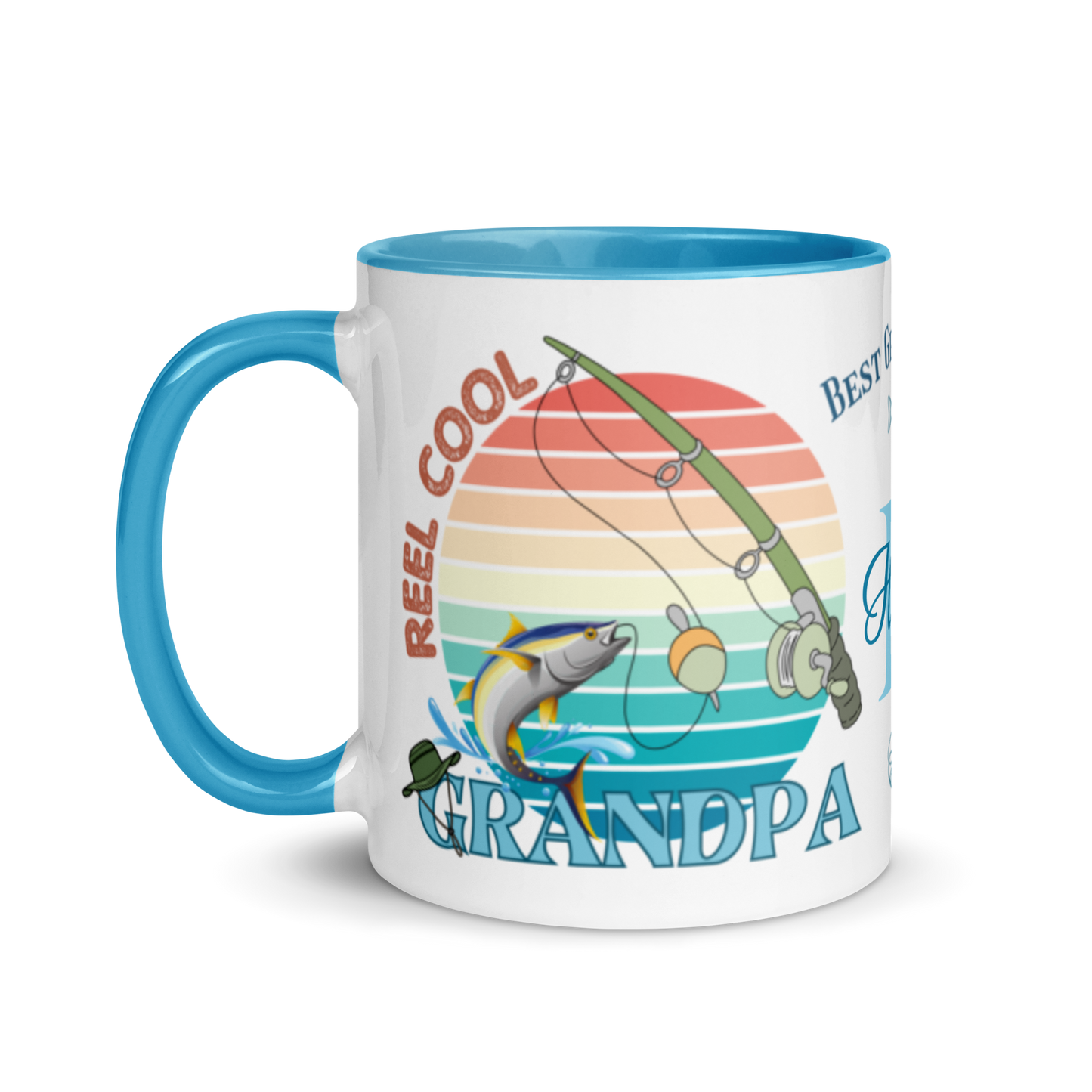 Personalized Coffee Mug 11oz | Reel Cool Grandpa Best Grandpa Ever