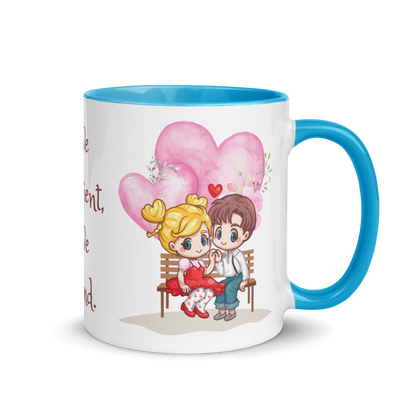 Accent Coffee Mug 11oz | Love is Patient Love is Kind | Love Themed
