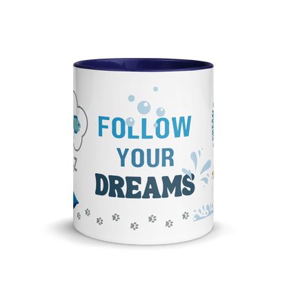 Accent Coffee Mug 11oz | Dream Big, Follow Your Dreams, A Dream Comes True