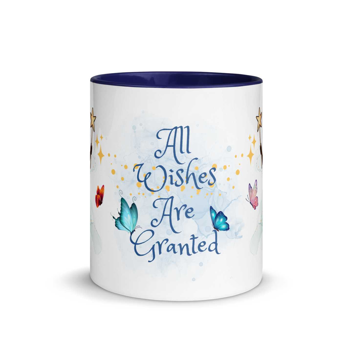 Accent Coffee Mug 11oz | All Wishes Are Granted | Purple Fairy