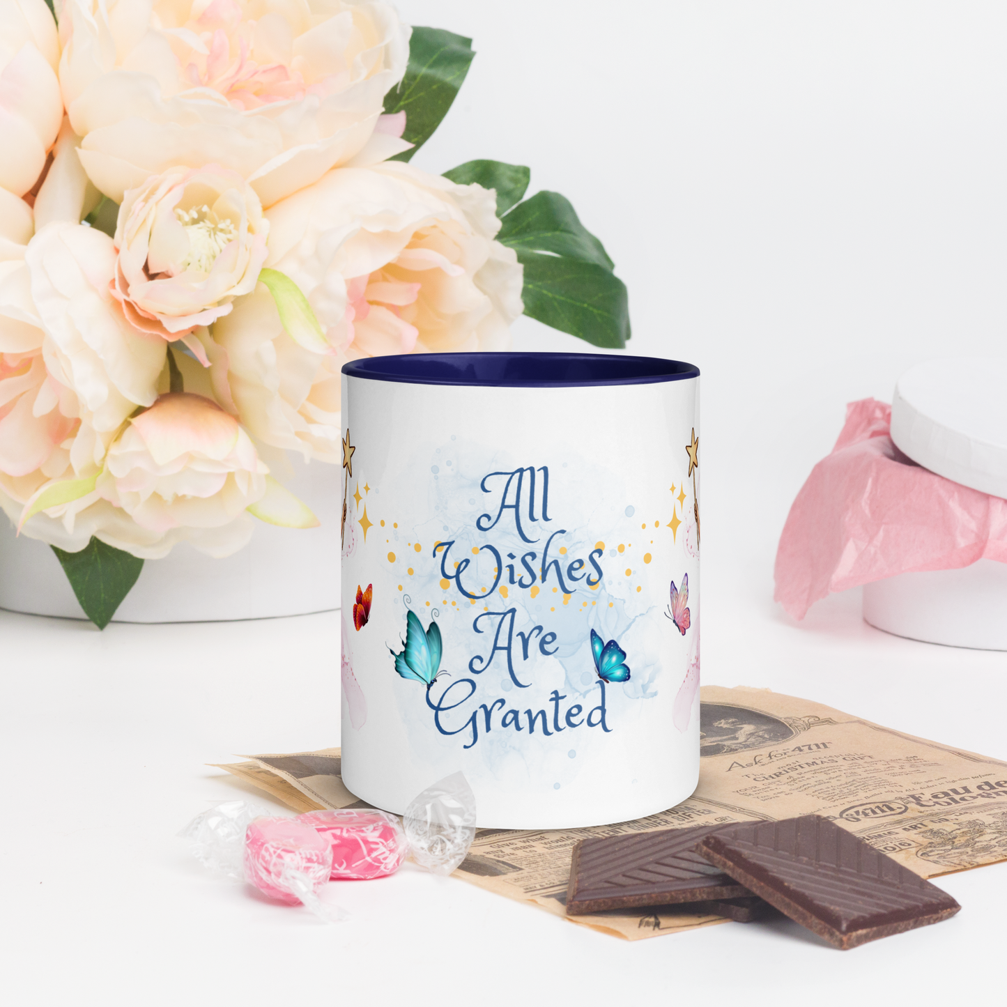 Accent Coffee Mug 11oz | All Wishes Are Granted | Blue Fairy