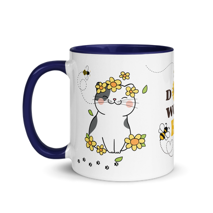 Accent Coffee Mug 11oz | Don't Worry BEE Happy