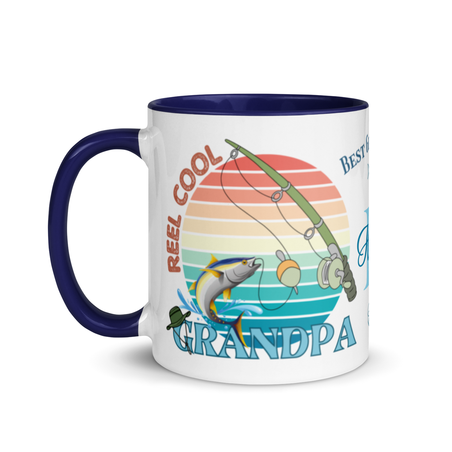 Personalized Coffee Mug 11oz | Reel Cool Grandpa Best Grandpa Ever