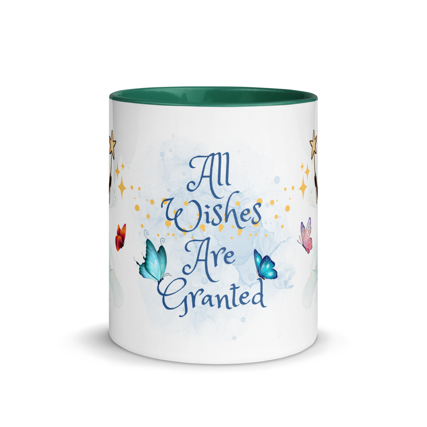 Accent Coffee Mug 11oz | All Wishes Are Granted | Purple Fairy