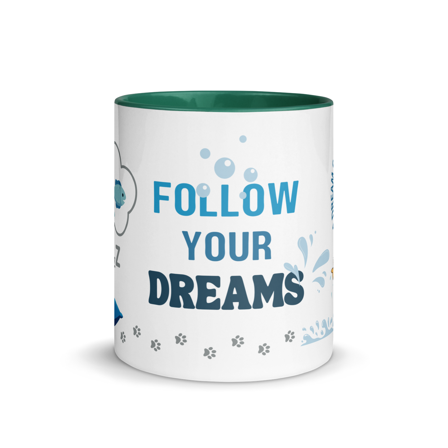 Accent Coffee Mug 11oz | Dream Big, Follow Your Dreams, A Dream Comes True
