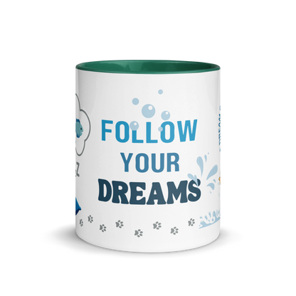 Accent Coffee Mug 11oz | Dream Big, Follow Your Dreams, A Dream Comes True