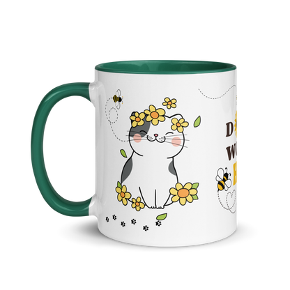 Accent Coffee Mug 11oz | Don't Worry BEE Happy