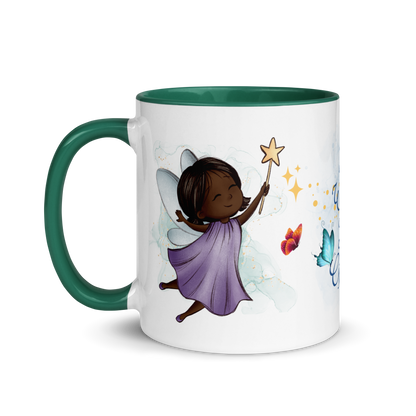 Accent Coffee Mug 11oz | All Wishes Are Granted | Purple Fairy