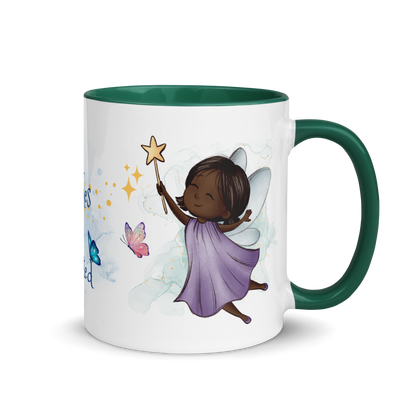 Accent Coffee Mug 11oz | All Wishes Are Granted | Purple Fairy