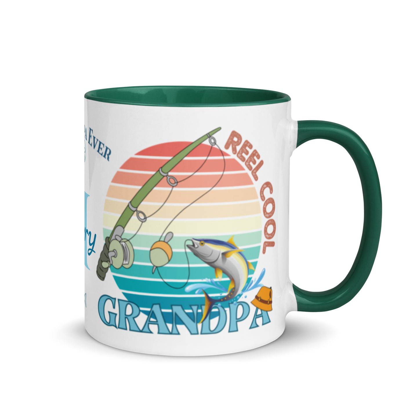 Personalized Coffee Mug 11oz | Reel Cool Grandpa Best Grandpa Ever