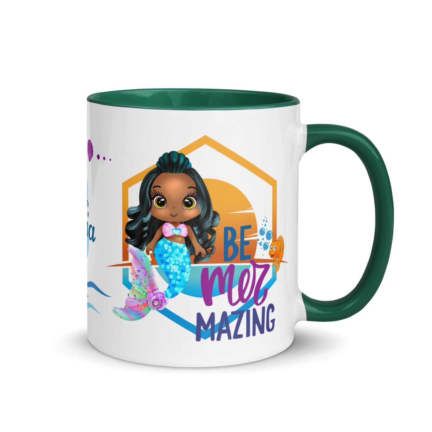 Personalized Coffee Mug 11oz | Under the Sea Be Mer-mazing Mermaid