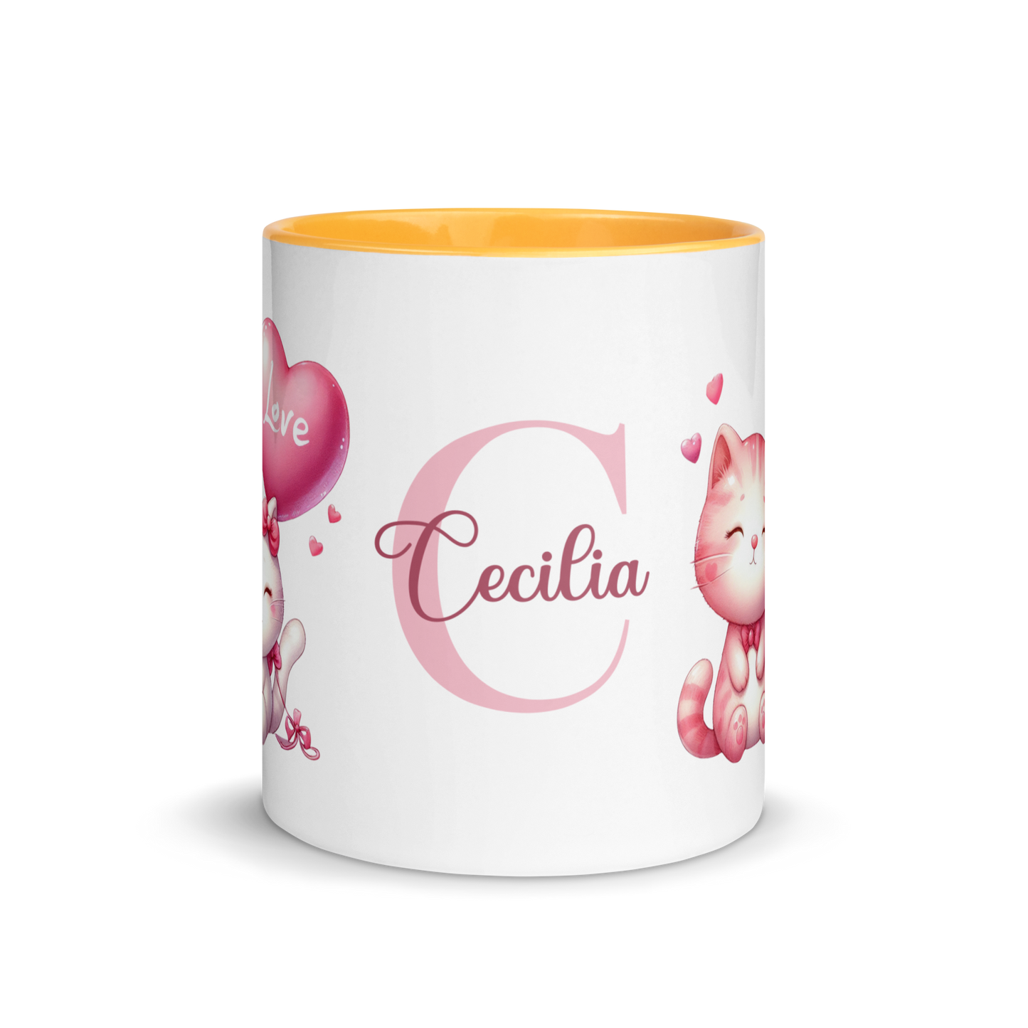 Personalized Coffee Mug 11oz | Valentines Day Cats Love