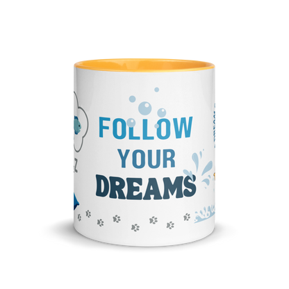 Accent Coffee Mug 11oz | Dream Big, Follow Your Dreams, A Dream Comes True