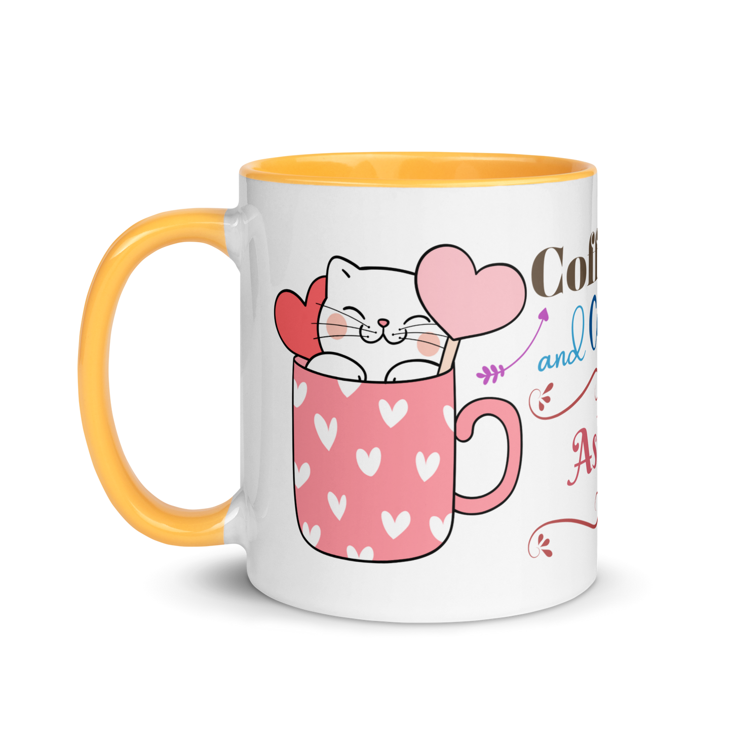 Personalized Coffee Mug 11oz | Adorable Coffee and Cats