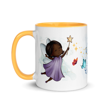 Accent Coffee Mug 11oz | All Wishes Are Granted | Purple Fairy