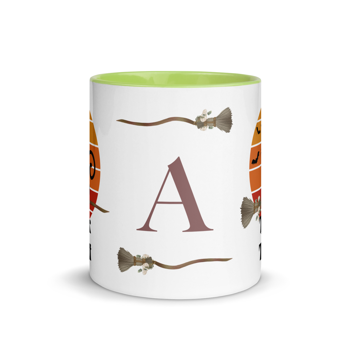 Monogramed Coffee Mug 11oz | The Witch Cat's Trick or Treat Adventure