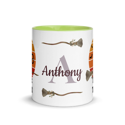 Personalized Coffee Mug 11oz | The Witch Cat's Trick or Treat Adventure