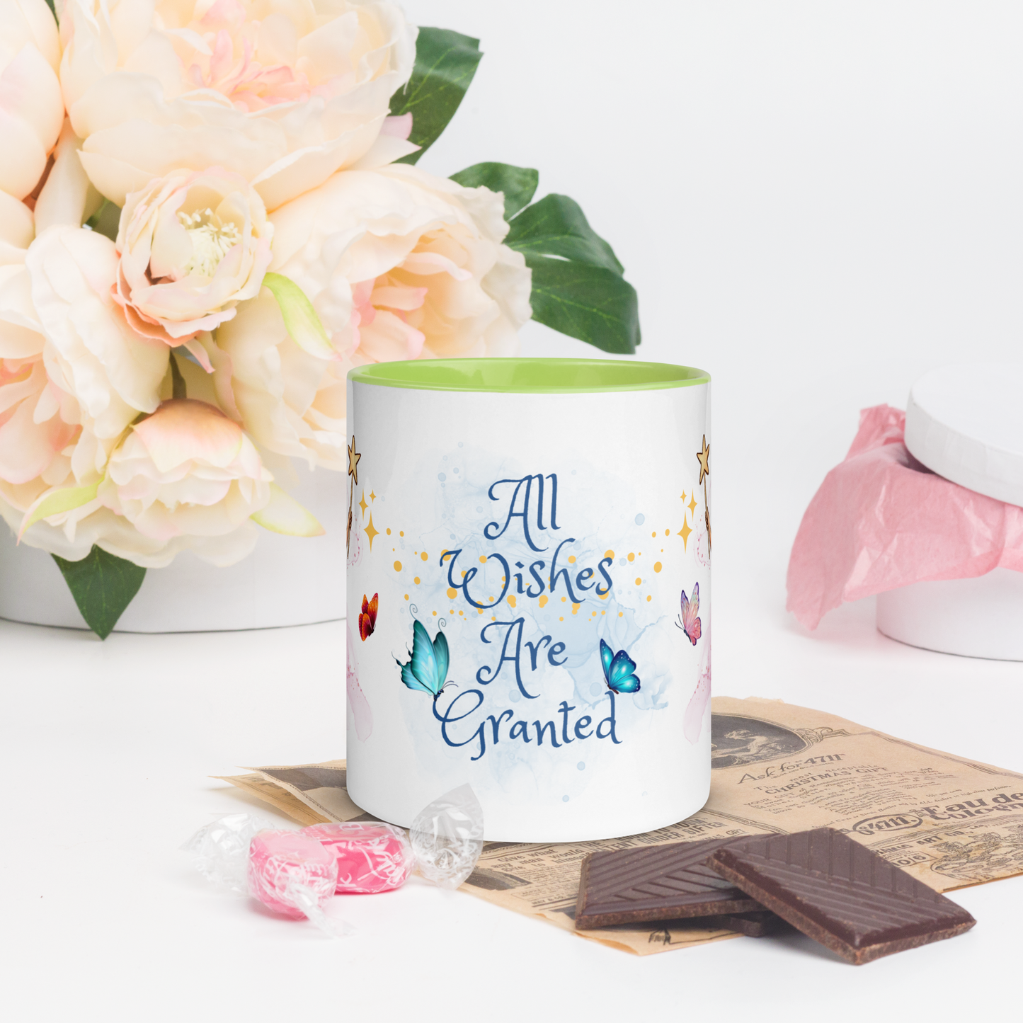 Accent Coffee Mug 11oz | All Wishes Are Granted | Blue Fairy