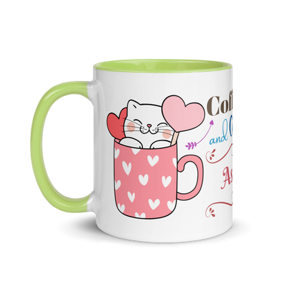 Personalized Coffee Mug 11oz | Adorable Coffee and Cats