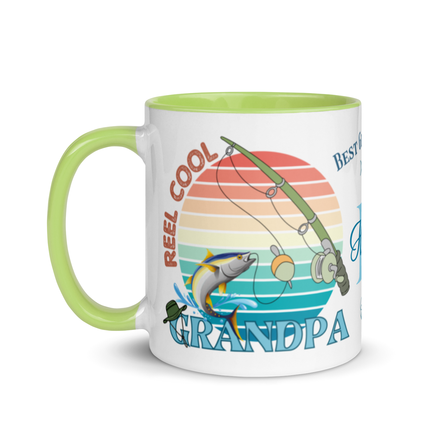 Personalized Coffee Mug 11oz | Reel Cool Grandpa Best Grandpa Ever