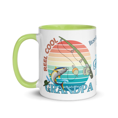 Personalized Coffee Mug 11oz | Reel Cool Grandpa Best Grandpa Ever
