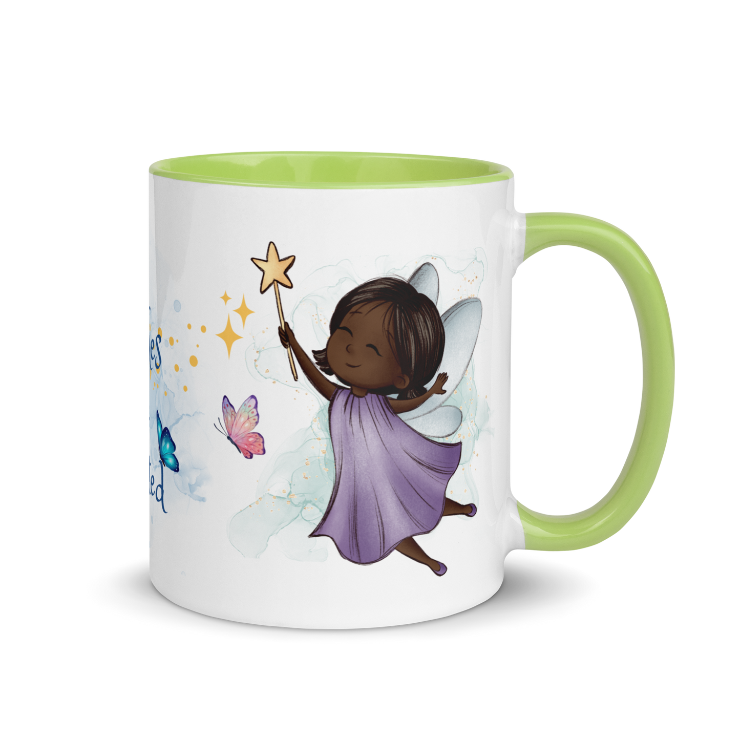 Accent Coffee Mug 11oz | All Wishes Are Granted | Purple Fairy