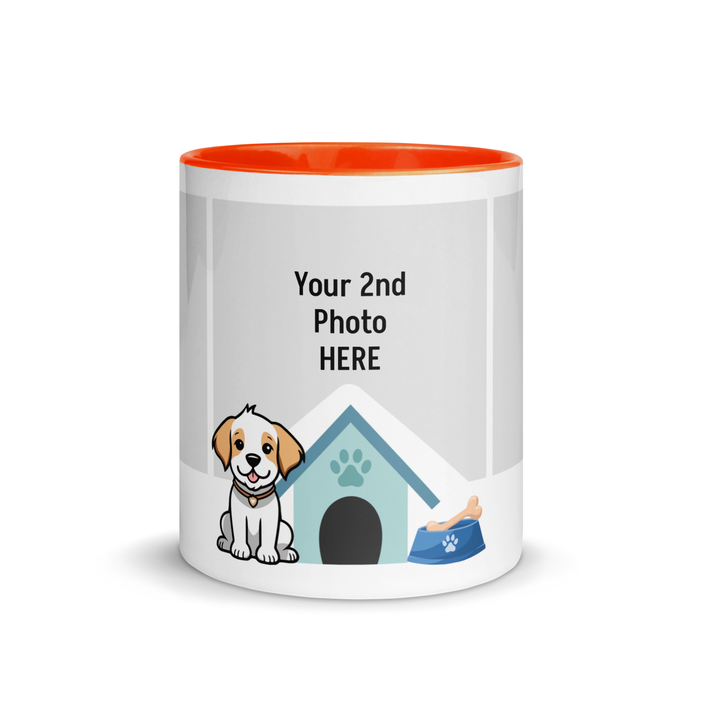 Personalized Coffee Mug 11oz | Add 3 Photo and 2 Name (Dog Themed)