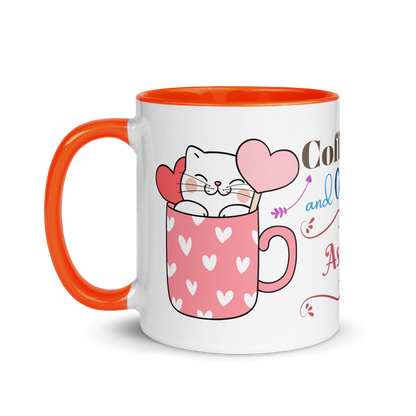 Add Your Name Coffee Mug 11oz | Adorable Coffee and Cats