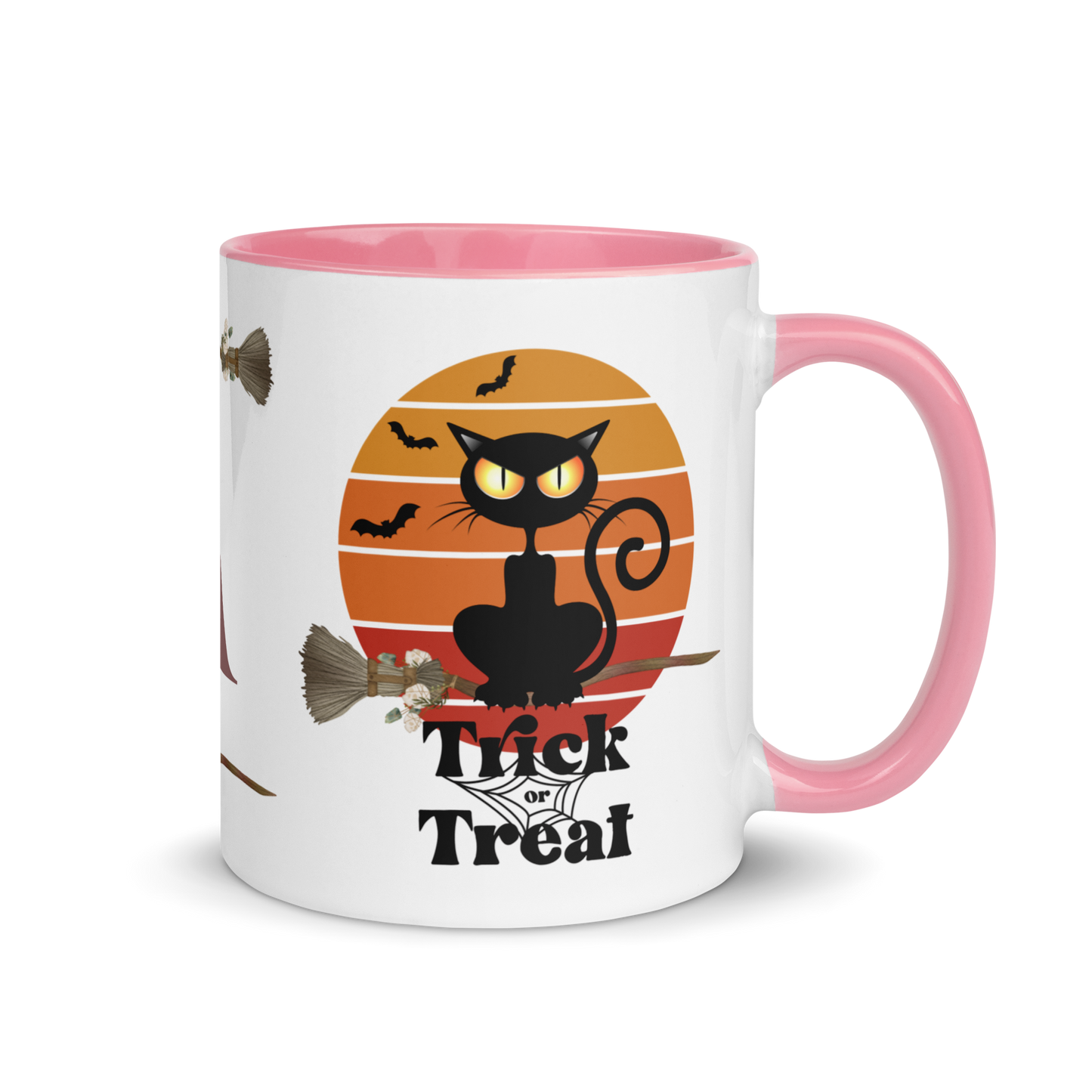 Monogramed Coffee Mug 11oz | The Witch Cat's Trick or Treat Adventure