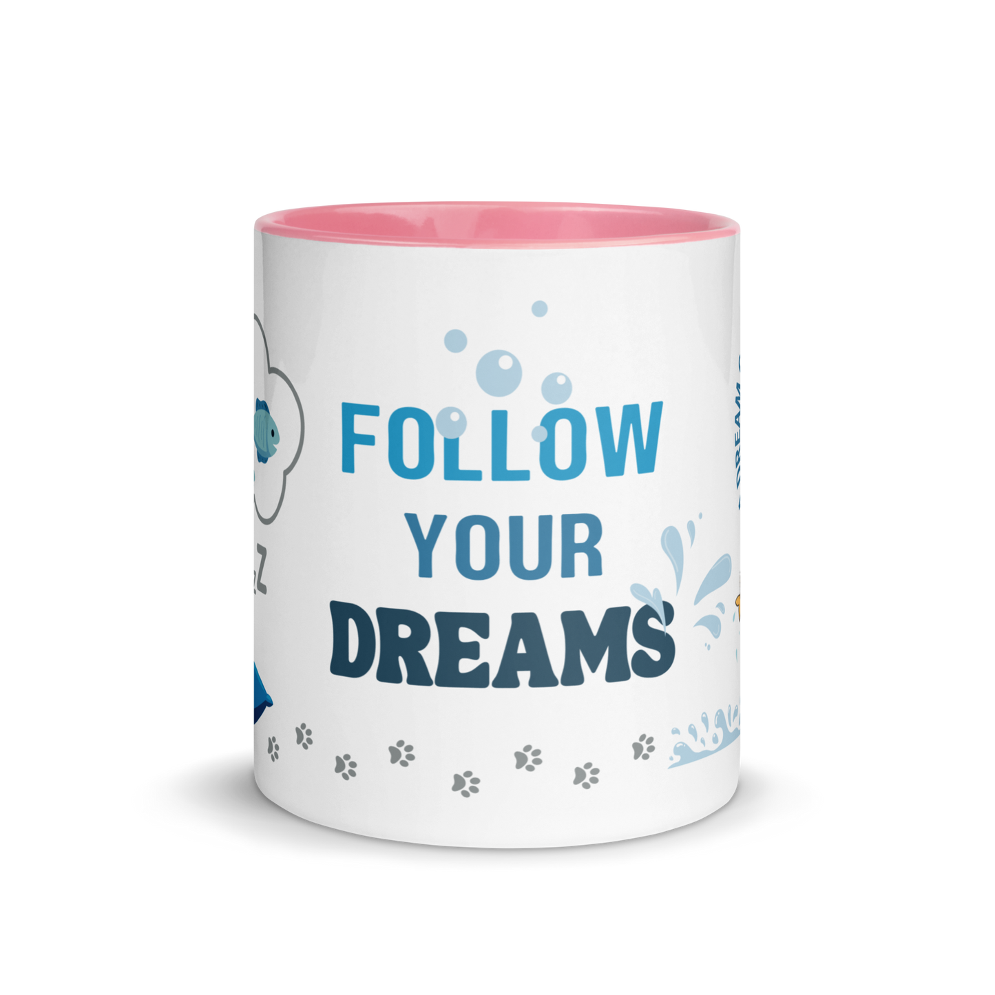 Accent Coffee Mug 11oz | Dream Big, Follow Your Dreams, A Dream Comes True