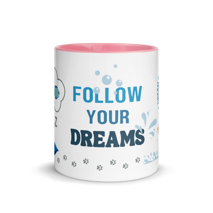 Accent Coffee Mug 11oz | Dream Big, Follow Your Dreams, A Dream Comes True