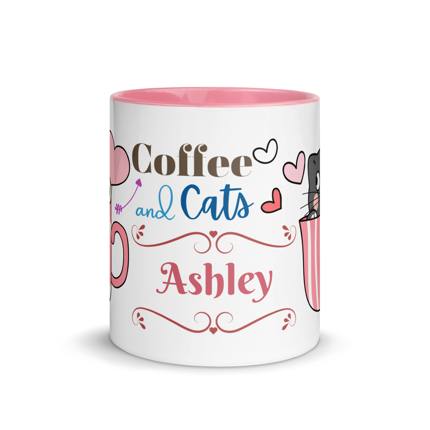 Personalized Coffee Mug 11oz | Adorable Coffee and Cats