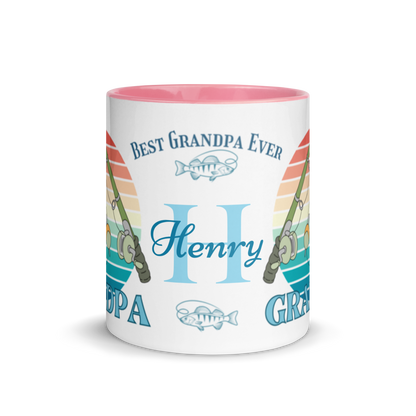 Personalized Coffee Mug 11oz | Reel Cool Grandpa Best Grandpa Ever