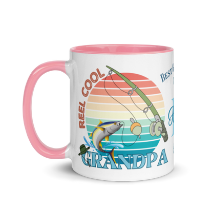 Personalized Coffee Mug 11oz | Reel Cool Grandpa Best Grandpa Ever
