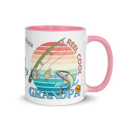 Personalized Coffee Mug 11oz | Reel Cool Grandpa Best Grandpa Ever