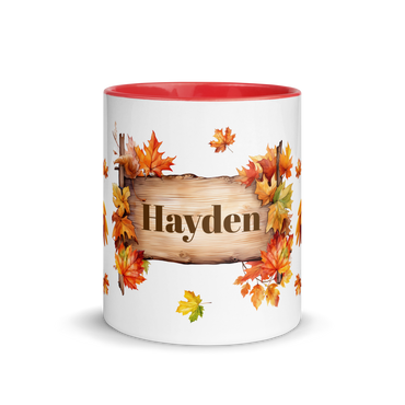 Personalized 11oz Ceramic Mug | Autumn Fall Animal - Chicken