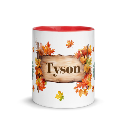 Personalized 11oz Ceramic Mug |  Autumn Fall Animal - Turkey