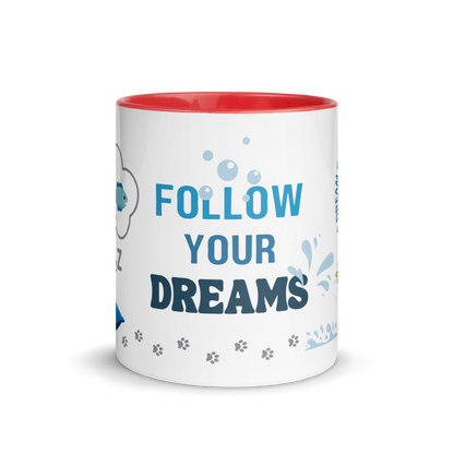 Accent Coffee Mug 11oz | Dream Big, Follow Your Dreams, A Dream Comes True