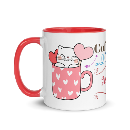 Add Your Name Coffee Mug 11oz | Adorable Coffee and Cats