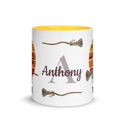 Personalized Coffee Mug 11oz | The Witch Cat's Trick or Treat Adventure